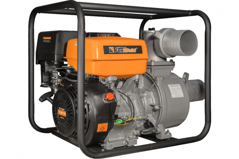 Мотопомпа бензиновая 1500W100 Foxweld