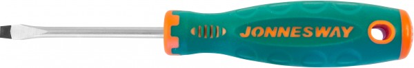 Отвертка стержневая шлицевая ANTI-SLIP GRIP SL6.5х100 мм D77S6100 Jonnesway