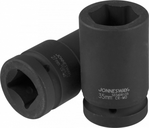 Головка торцевая ударная глубокая 1"DR 55 мм S03AD8155 Jonnesway